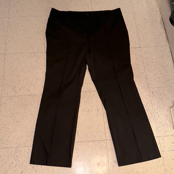 Jessica Dream Fit Black Pinstriped Pants size 20w - Picture 1 of 3